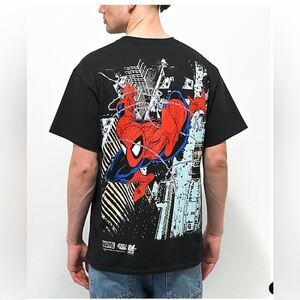 HUF Black Spider-Man Graphic Tee